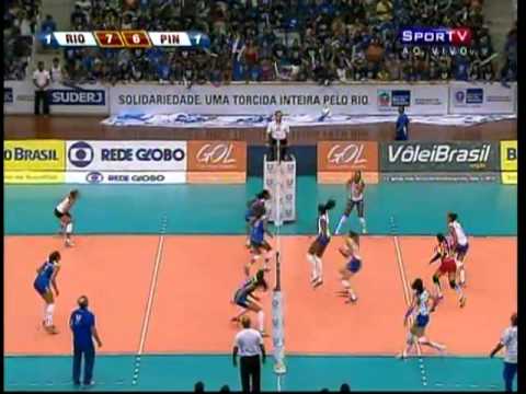 Superliga Feminino de Volei PINHEIROS/MACKENZIE  vs UNILEVER 1ªturno 10ª Rodada Jogo 55