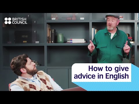 How to give advice in English
