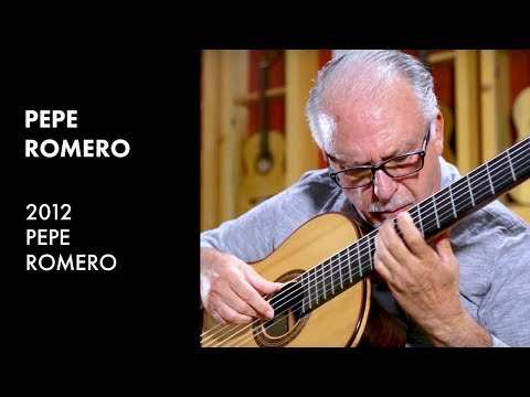Angel Barrios's "Evocación" played by Pepe Romero on a 2012 Pepe Romero