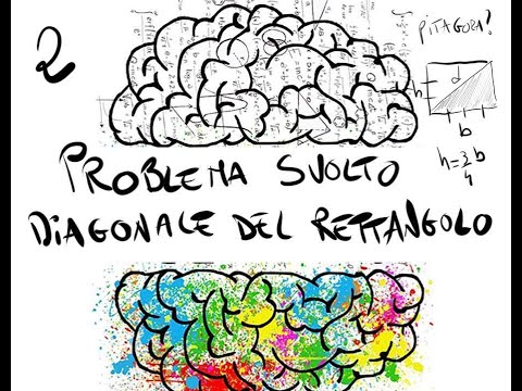 Problema svolto: rettangolo e teorema di Pitagora.