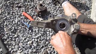 Saturn Vue How To Install The Front Wheel Bearing In Its Hub