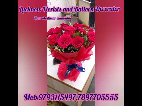 Gift pack red flowers bunch