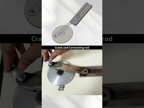 Linear to Rotary Motion Converter #mechanical #mechanism #engineering #3ddesign #shorts
