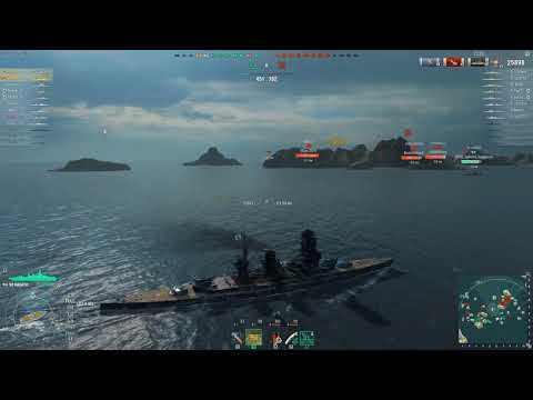 World of warships - Nagato, 6 kills