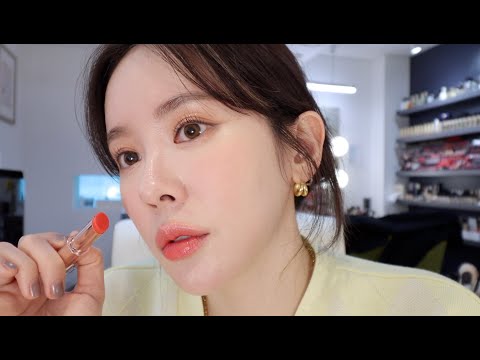 [grwm]봄웜님들 위한 맑고 화사한 코랄 메이크업🧡 왔어요