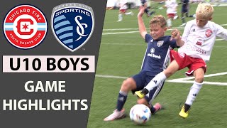 Chicago Fire vs Sporting KC - Nike Cup - U10 2015 Boys Soccer Game Highlights [A