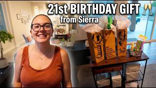 Reagan's 21st Birthday Bar Cart Might Be The Most Thoughtful Gift I've Ever Seen