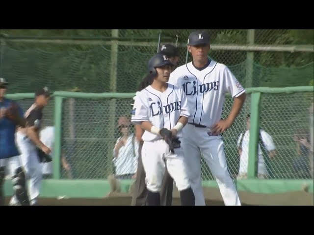 【ファーム】ライオンズが水口の巧みな流し打ちで逆転に成功する!! 2017/9/26 L-F(ファーム)