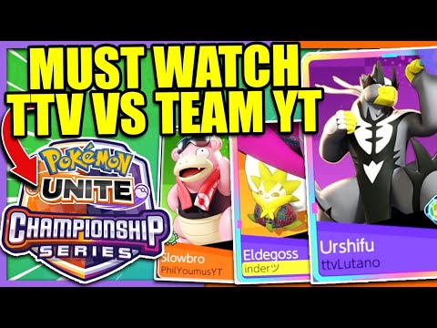 SO INTENSE!! TTV vs Team YT is turning into one of the best RIVALRIES | Pokemon Unite