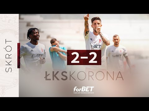 ŁKS Łódź - Korona Kielce 2:2 | SKRÓT MECZU