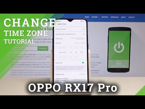 OPPO RX17 Pro How to Change Date and Time
