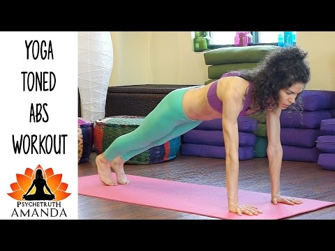 Amanda Yoga #1 For Core Strength, Abs & Arms Intermediate Workout