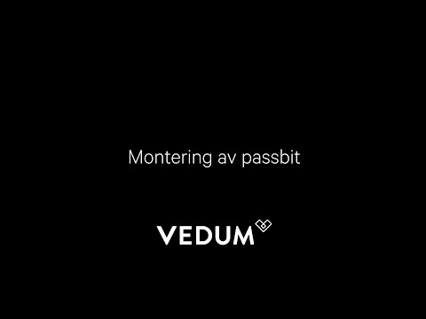 Vedum Kök & Bad - Montering passbit