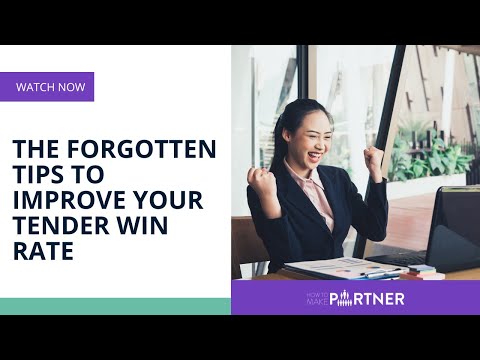 Writing a bid document: 7 forgotten tips to improve your tender win rate