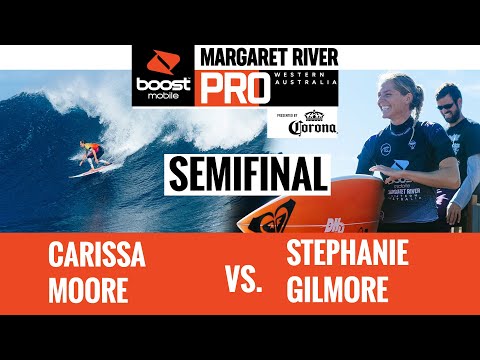 Carissa Moore vs Stephanie Gilmore Semifinals HEAT REPLAY Boost Mobile Margaret River Pro