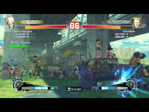 SSF4 : SENAM0N [Guile] vs WarriorBySand [Gen] - Endless Battle