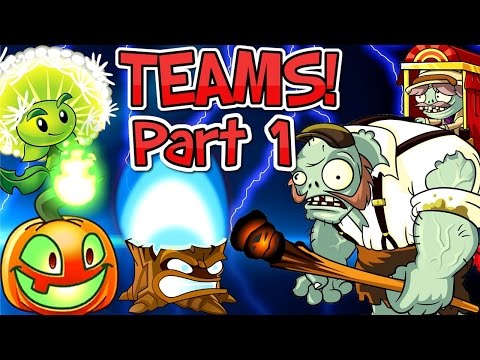 Plants vs. Zombies 2 Porter Gargantuar vs Team Plants PART 1 -Primal Gameplay