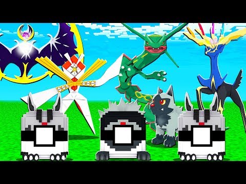 LUCKY PIXELMON POOCHEYNA SÓ COM POKEMON LENDARIO - MINECRAFT PIXELMON MOD
