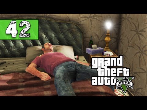 Grand Theft Auto 5 Walkthrough Part 42 - Crashing Planes Into Planes - Let's Play Series