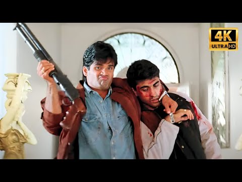 Top Best Action Scene Of रघुवीर मूवी - Suniel Shetty, Gulshan Grover - Action Movie -धमाकेदार एक्शन