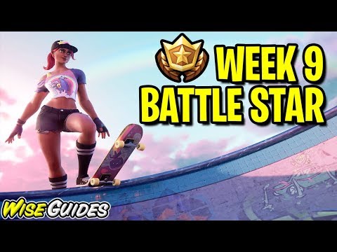Week 9 BATTLE STAR Location Fortnite Season 9 Secret Battle star Loading Screen #9