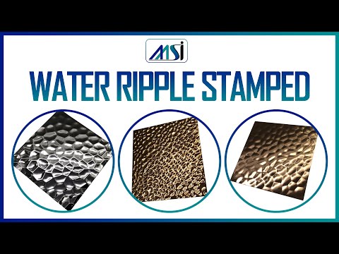 Stainless Steel Water Ripple Sheet