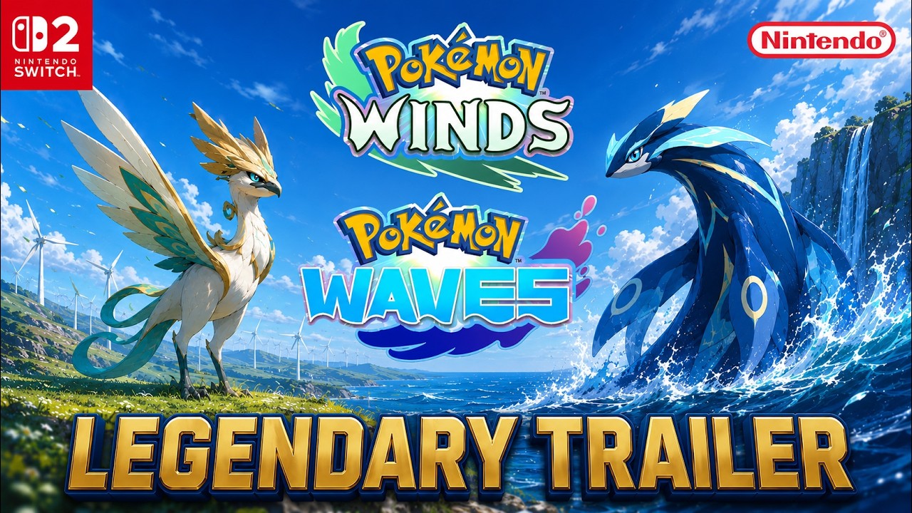Pokémon Winds & Waves – LEGENDARY Reveal Trailer