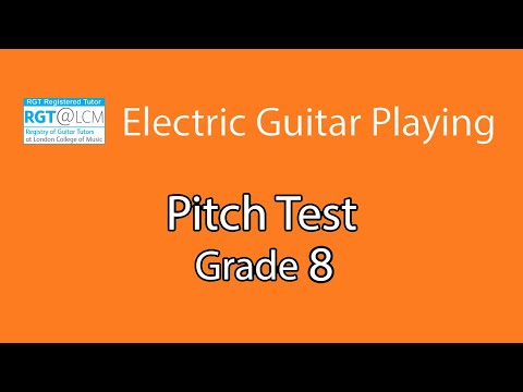 RGT Electric Guitar - Grade 8 - Pitch Test