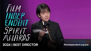 CELINE SONG wins BEST DIRECTOR at the 2024 Film Independent Spirit Awards