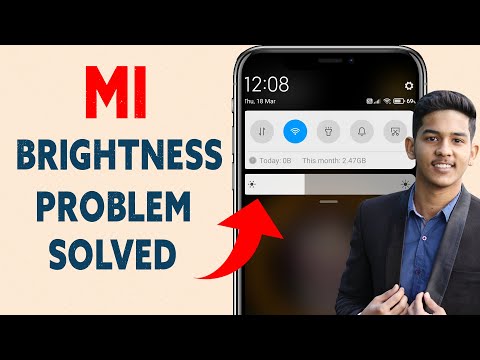 Brightness low & high problem in mi phone | Display Brightness problem in redmi phone | Solution