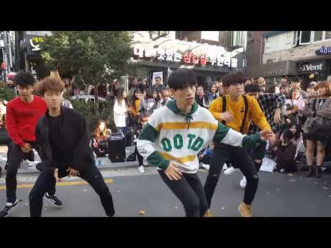 171022 Sparky - 스파키 ⚡ '쩔어 (Dope)' 방탄소년단 (BTS) 홍대 버스킹, 댄스팀, Hongdae dance team