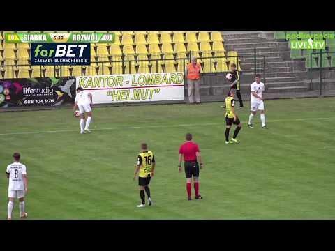 2 liga na żywo: Siarka Tarnobrzeg - Rozwój Katowice (23.08.2017)