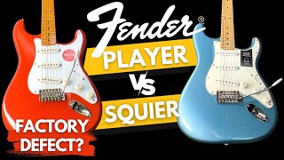 Video thumbnail for Fender Player Strat BETTER than Squier? HIDDEN DEFECTS by Play and Trade Guitars