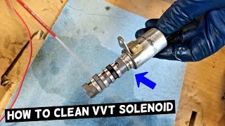 HOW TO CLEAN VVT VARIABLE VALVE TIMING SOLENOID FORD EDGE ESCAPE FOCUS EXPLORER FUSION