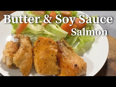 Butter & Soy Sauce Salmon | Delicious Salmon Recipe | Japanese Cooking Vlog