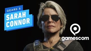 Сара Коннор отбивается от волн врагов в новом геймплейном ролике Gears 5