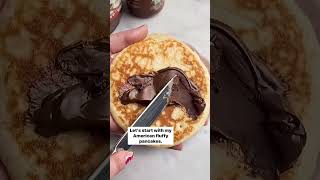 American Fluffy Pancakes Recipe 🥞 completely #glutenfree, simple &amp; delicious 💜 #pancakes #recipes