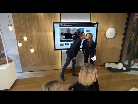 Peters morgonfru Tilde fick en puss - Nyhetsmorgon (TV4)
