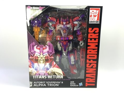 Transformers: Titans Return - Voyager ALPHA TRION w/ Sovereign