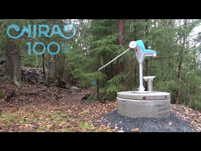 nira Hand pump nira 67 grey with pipes 2x1mtr