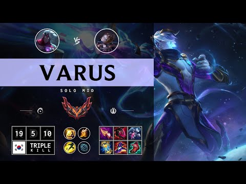 Varus Mid vs Orianna - KR Grandmaster Patch 14.14