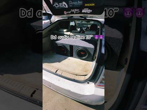 DD audio redline 10” subwoofers #bassheads #caraudio #subwoofer