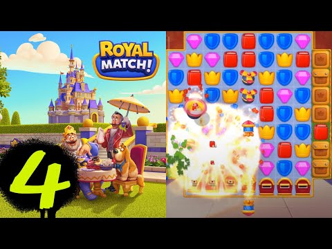 Royal Match #4 | Levels 41-49 & King's Nightmare | Android No Commentary Gameplay Walkthrough