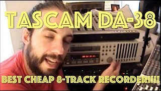 Video thumbnail for Tascam DA-38 // The Best 8 Channel Multitrack Recorder for the $$$$!!! by Sammy and the Hi8s