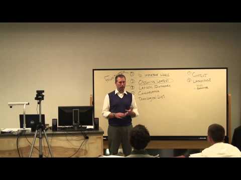 Hermeneutics 101 - Basic Hermeneutics Week 4