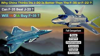 F-35 Lightning II vs Chengdu J-20, Fire Power, Maneuverability, Dogfight, Avionics, Full Comparison