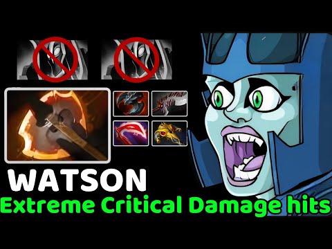 WATSON [Phantom Assassin] extraordinary critical damage game no mercy rampage dota 2 7.36c #dota2