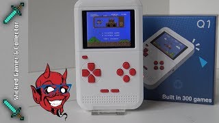 Powkiddy Q1 / 8bit 300 in 1 - Multi Retro Video Gaming GameBoy Clone Review