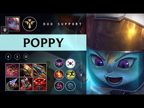 Poppy Support vs Pantheon - KR Master Patch 25.23