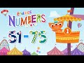 Endless Numbers Learn To Count From 51 To 75 Simple Addition In English Originator Games
